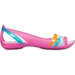 Crocs 204912-6Nu Isabella Huarache 2 Flat Kadın Günlük Sandalet - Pembe