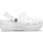 Crocs 206750-100 Classic Platform Clog Kadın Beyaz Sandalet