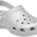 Crocs 206993 Classic Glitter Clog K Gümüş Çocuk Terlik