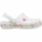 Crocs 208270-94S Beyaz Crocband Strech Necklace CGT Kız Çocuk Sandalet