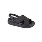 Crocs 209407 Brooklyn Luxe Cross Strap Siyah Kadın Terlik