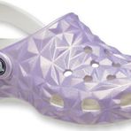Crocs 209693 Classic Iridescent Geo Cgk Beyaz Çocuk Terlik