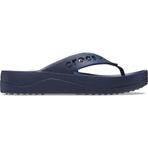 Crocs Baya Lacivert Plataform Flip Kadın Sandaleti