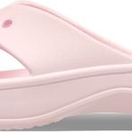 Crocs Bayan Classic Womens Cross Strap Kayar sandalet, Pembe Süt, 42/43 EU