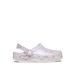 Crocs Beyaz-Lila Kız Çocuk Plaj Terliği 212561-Classic Fantasy Glitter Clog