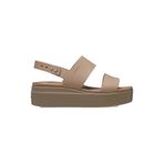 Crocs Brooklyn Low Wedge Kadın Terlik CR.206453 Kahverengi-39-40