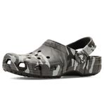 Crocs Classic Camouflage Clog Çocuk Terlik, Unisex, 33-34 Beden, Siyah