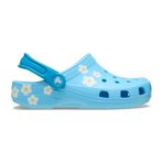 Crocs Classic Daisy Clog K Tinted Glass Mavi Çocuk Terlik-8923 Mavi