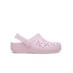 Crocs Classic Floral Cut Out Clog K Çocuk Terliği 210943-6ZW Pembe