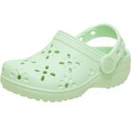 Crocs Classic Floral Cut Out Clog Kız Bebek Terlik, Yeşil, 27-28 Beden