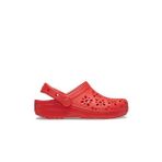 Crocs Classic Floral Cut Out Clog T Çocuk Terliği 210944-6ZR Kırmızı