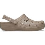 Crocs Classic Floral Kadın Kahverengi Terlik (210927-214)