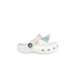 Crocs Classic I Am Rainbow Unicorn Çocuk Beyaz Terlik (209701-0WV)