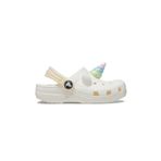 Crocs Classic Iam Rainbow Unicorncgt Çocuk Sandalet 209701-0wv Krem