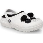 Crocs Classic Lined Iam Pandabearcgk Beyaz-Siyah Kız Çocuk Terlik