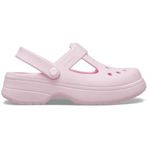 Crocs Classic Mary Jane Çocuk Pembe Sandalet, 28-29, 210615-6ZWPink Milk, Pink Milk