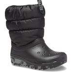 Crocs Classic Neo Puff Boot K Black Çocuk Unisex Bot