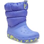Crocs Classic Neo Puff Boot T Çocuk Bot, 22-23, 207683-5PY, MOR, Unisex Çocuk