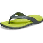 Crocs Coast Flip Sarı Gri Plaj Terliği, 46-47, 5003367980, Sarı - Gri, Erkek