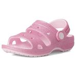 Crocs Çocuk Classic Glitter Pembe Sandalet, 23-24, 207983-6ZWPink Milk, Pink Milk, Unisex Çocuk