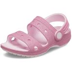 Crocs Çocuk Classic Glitter Pembe Sandalet, 27-28, 207983-6ZWPink Milk, Pink Milk, Unisex Çocuk