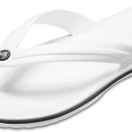 Crocs Crocband parmak arası terlik, üniseks, beyaz siyah, 38/39 EU