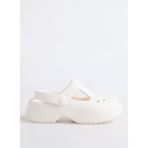 Crocs Ekru Kız Çocuk Plaj Terliği Classic Mary Jane Clog K