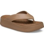 Crocs Getaway Platform Flip Parmak Arası Terlik 209410 - Kahverengi