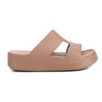 Crocs Getaway Platform H-Strap 209409-2Q9 Kadın Terlik Açık Kahverengi