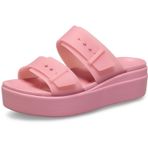 Crocs Kadın Brooklyn Bucklefrostedlowwedge Sandalet, Rozet, 38 EU