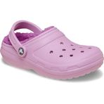 Crocs Kadın Classic Lined Clog Mor Terlik 38-39, 38-39, 203591_5BX, Hydrangea