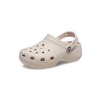 Crocs Kadın Classic Platform Clog W Quartz Terlik, Quartz, 41/42 EU