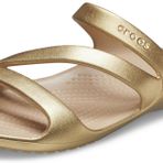 Crocs Kadın Kadee II Askılı Sandalet, Altın, 4