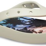 Crocs Kadın Platform Flip Flop Sandalet, Kemik/Çoklu, 10