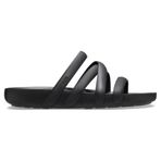 crocs Kadın Splash Strappy Sandalet, Siyah, 3 UK (W5)