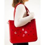 Crocs Kırmızı Plaj ve Sahil Çantası 30X35 cm - 30 x 35 cm