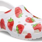 Crocs Klasik Taze Meyveler Clog unisex-yetişkin Sandalet, Çilek, 37/38 EU