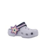 Crocs Lila Kız Çocuk Plaj Terliği 211892-C Imagination LightsBkstrpCg