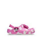 Crocs Pembe - Beyaz Kız Çocuk Plaj Terliği 212372-Minnie Mouse Cls Clg T