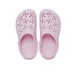 Crocs Pembe Classic Floral Cut Out Clog Kadın Terlik