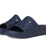 Crocs Üniseks Classic Slide V2 Sürgülü Sandalet, Lacivert, 50 EU