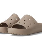 Crocs Üniseks Çocuk Classic Slide V2 Sürgülü Sandalet, Boz kahverengi, 41/42 EU