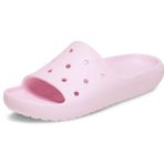 Crocs Üniseks Çocuk Classic Slide V2 Sürgülü Sandalet, Pembe Süt, 36/37 EU