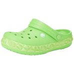Crocs Üniseks Çocuk Crocband Clog K, Geo Glow Band Green Slime, 38/39 EU