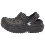 Crocs Üniseks Çocuk Klasik Astarlı Terlik K, Siyah, 34/35 EU
