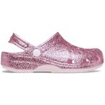 Crocs Üniseks Çocuk Klasik Chunky Glitter Clog Ahşap Ayakkabı, Pembe Süt, 29 EU