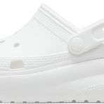Crocs Üniseks Çocuk Klasik Cutie Clog K WHI Ahşap Ayakkabı, Beyaz, 28/29 EU