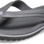 Crocs Üniseks Crocband Flip Parmak Arası Terlik, Gri (Slate Grey Smoke), 37/38 EU