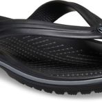 Crocs Üniseks Crocband Flip Parmak Arası Terlik, Siyah arduvaz grisi, 38 EU