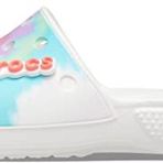 Crocs Üniseks Klasik Sandalet Tıkacı, Fresco çoklu, 42/43 EU